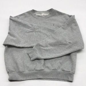 ALO Yoga Classic Crewneck, Cotton Blend, Size S,Heather gray,Excelent Condition.